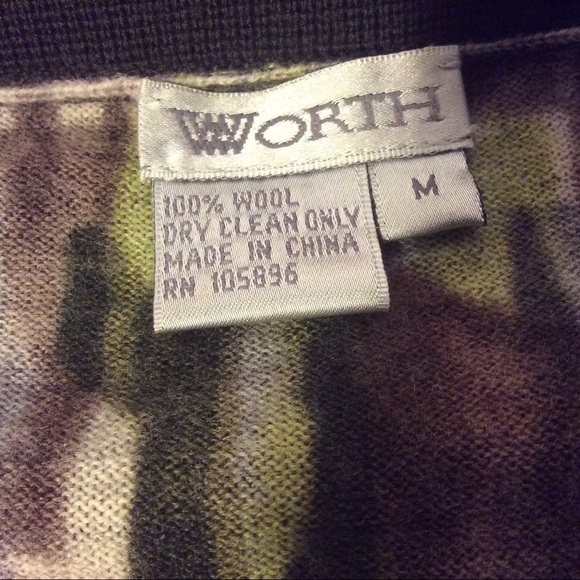 Worth Womens Wool Cardigan Sweater - Picture 8 of 9